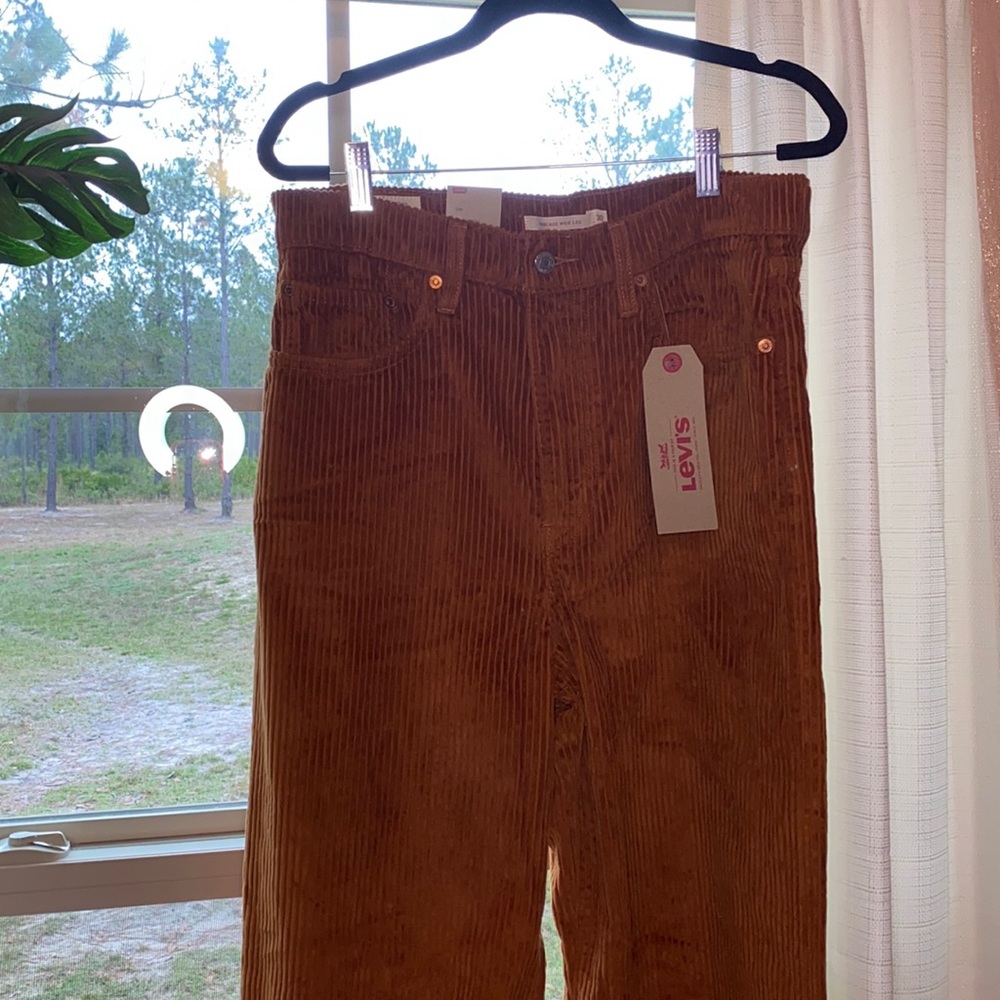 Ribcage Wide Leg Corduroy Pants
